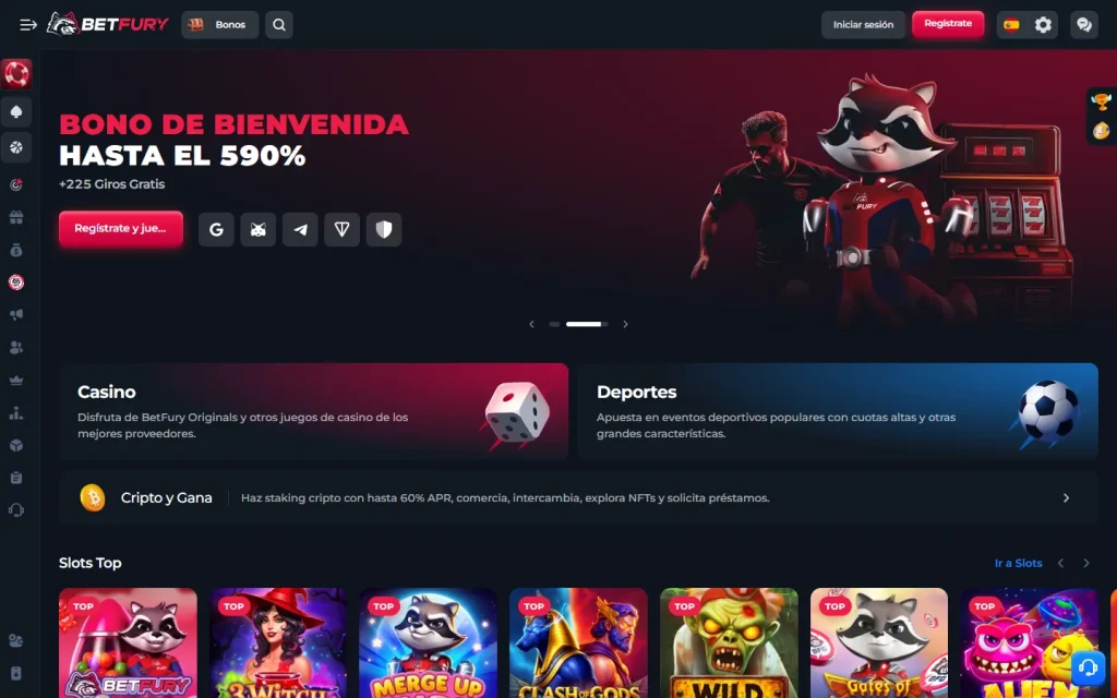 Portada de BetFury