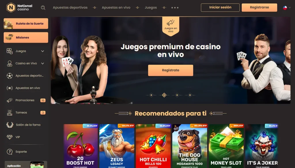 Portada de National Casino