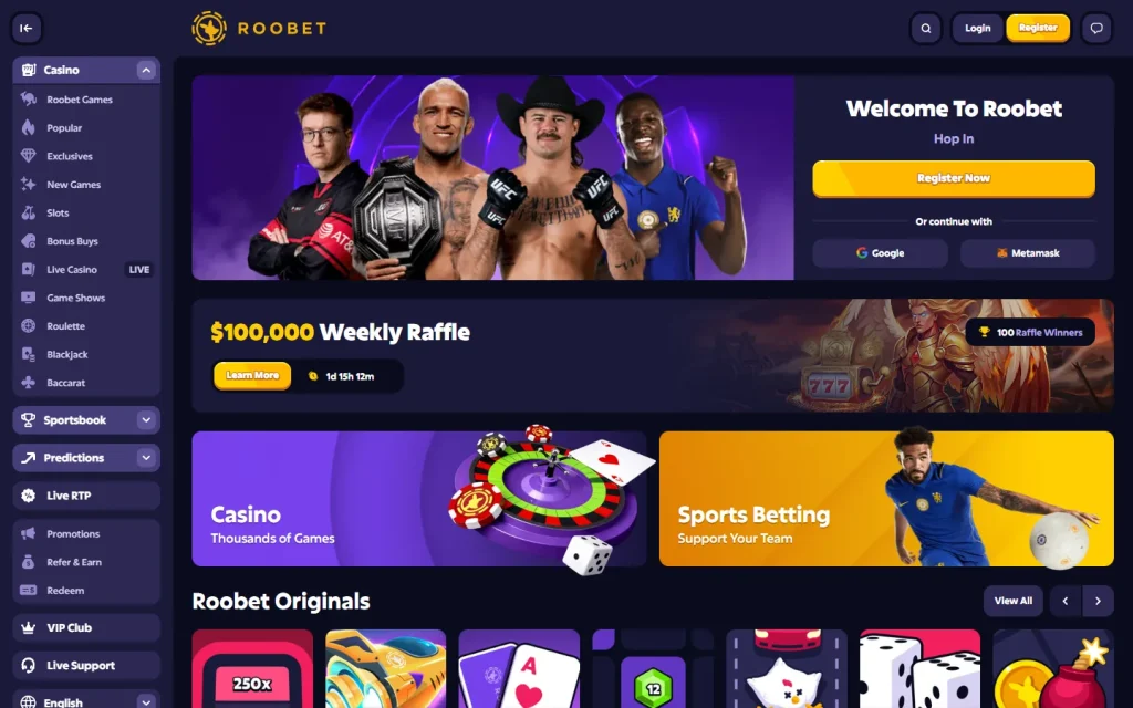 Portada de Roobet