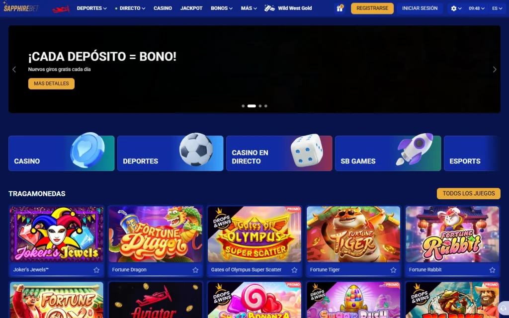 Portada de Sapphirebet