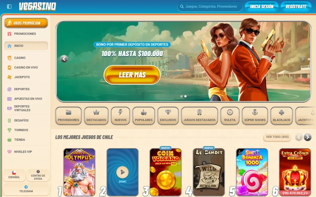 Portada de Vegasino